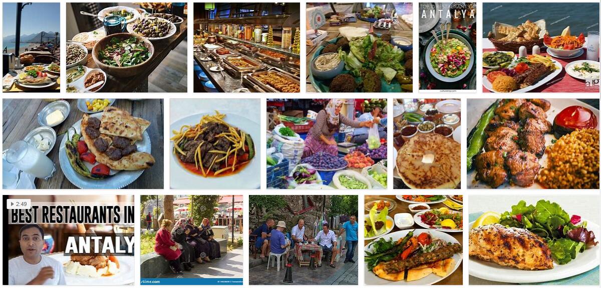 Shopping and Eating in Antalya, Turkey