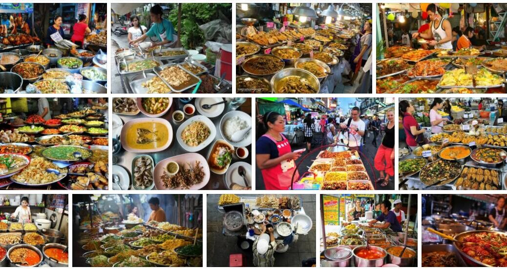 Eating in Bangkok, Thailand