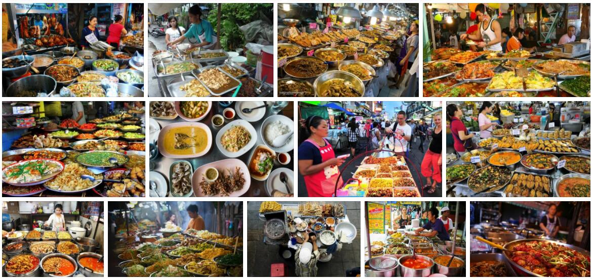 Shopping and Eating in Bangkok, Thailand