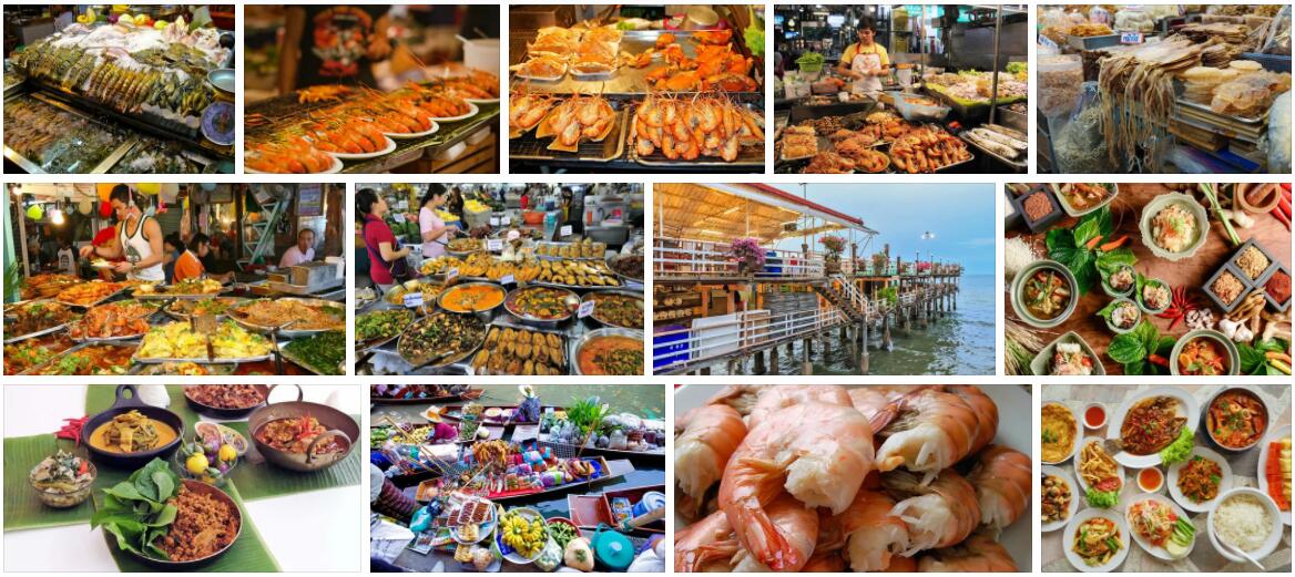 Shopping and Eating in Hua Hin, Thailand